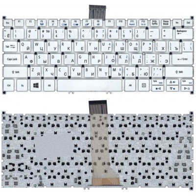 Клавиатура для Acer Aspire V5-122P белая