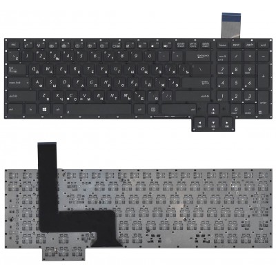Клавиатура для Asus G750 G750JX G750JW черная без рамки