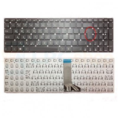 Клавиатура для Asus X551, P551CA, F551 шлейф 10 см ( Г- образный enter)