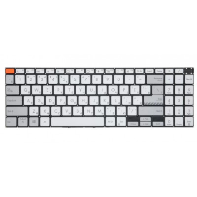 Клавиатура для Asus VivoBook Pro 15 M3500QA серая с подсветкой