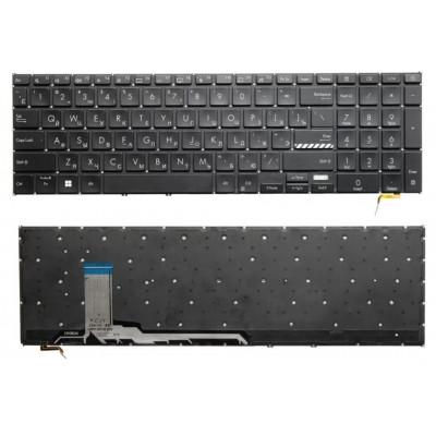 Клавиатура для Asus VivoBook 17 X1704ZA черная с подсветкой