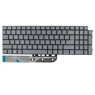 Клавиатура для Dell Inspiron 3511 серая с подсветкой