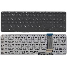 Клавиатура для HP 15-j000, 17-j000 черная без рамки