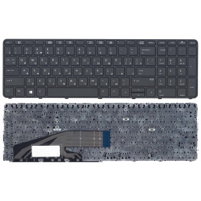 Клавиатура для HP ProBook 450 G3 455 G3 470 G3 черная с рамкой