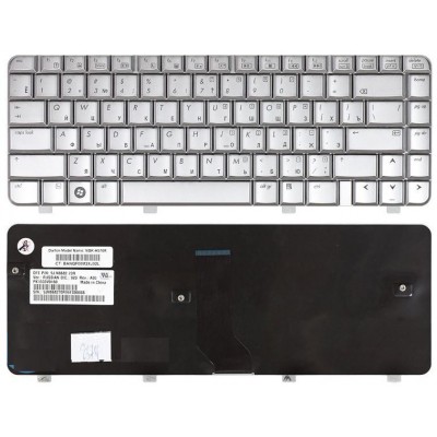Клавиатура для HP dv4-1000 серебряная