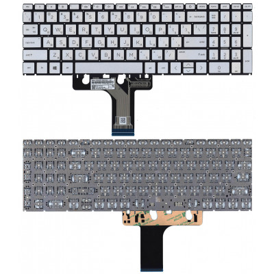 Клавиатура для HP 17-CN 17-CP серебристая Клавиатура для HP 17-CN 17-CP серебристая