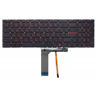 Клавиатура для MSI GV72 7RE с красной подсветкой