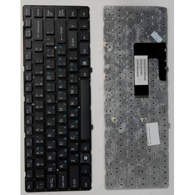 Клавиатура для Sony Vaio VGN-NW черная, без рамки