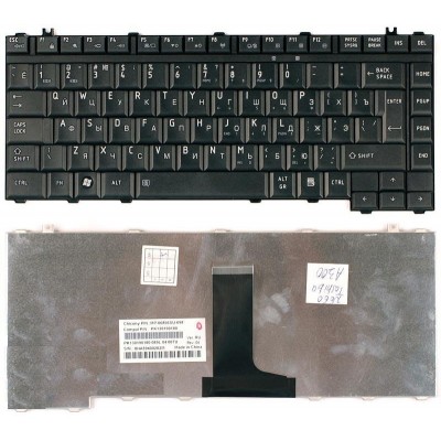 Клавиатура для Toshiba Satellite A300, M300, L300, M500 черная матовая