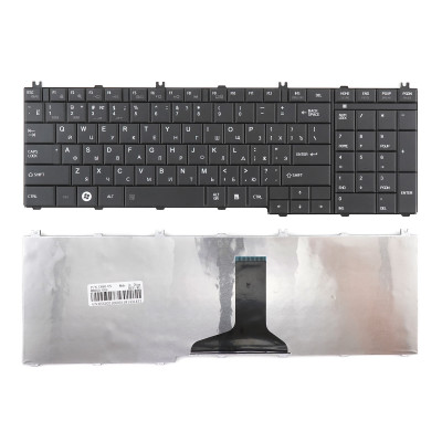 Клавиатура для Toshiba Satellite C650 C660 L650 L670 L750 L750D L755 L775 черная