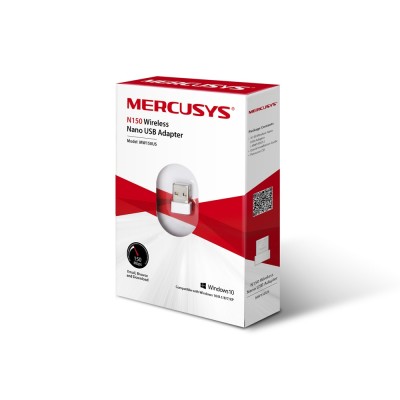 Беспроводной адаптер Mercusys MW150US USB-адаптер 150 Мбит/с