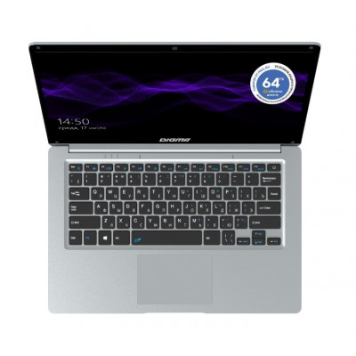Ноутбук Digma 14.0" FHD IPS (C415) Intel Celeron N4020/ 4Gb/ SSD 64Gb/ Intel HD 500/ Win10