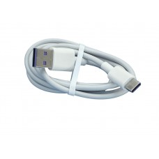 Кабель USB A-->Type-C 1 м. Белый