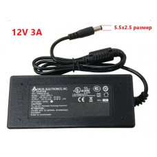 Блок питания 12V 3A 5.5 x 2.5