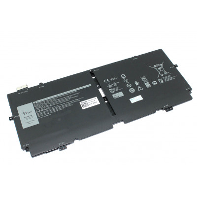 Аккумулятор для Dell XPS 13 7390 2-in-1 7.6V 6500mAh ORIGINAL