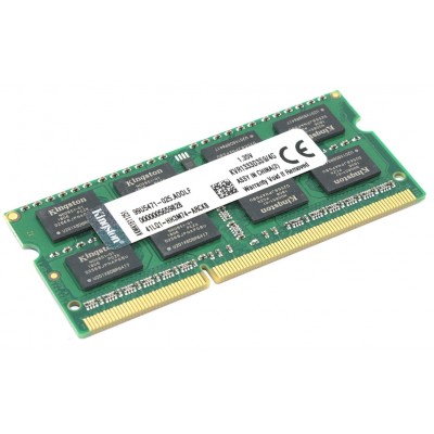 SODIMM DDR-3 4096 Mb Kingston 1.35V PC-10600 (1333MHz)