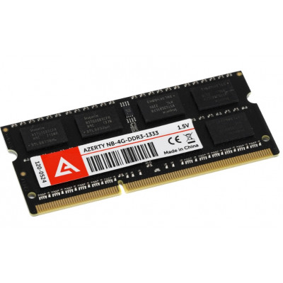 SODIMM DDR-3 4096MB Azerty 1.5V PC-12800 (РС1333Mhz)