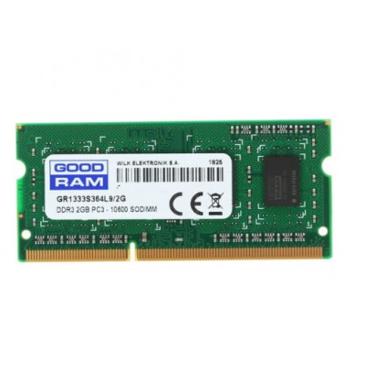 Б/У Память DDR3 SODIMM 2046MB PC-10600 (РС1333) Goodram 1.35V