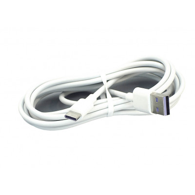 Кабель USB A-->Type-C 2 м. Белый