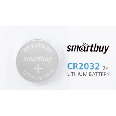 Элемент питания CR2032 (ТАБЛЕТКА) 3V Smartbuy