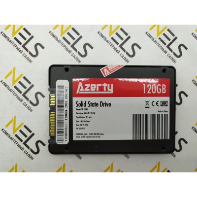 2.5'' SSD SATA 120Gb Azerty BR (R510/W400) NAND 3D TLC