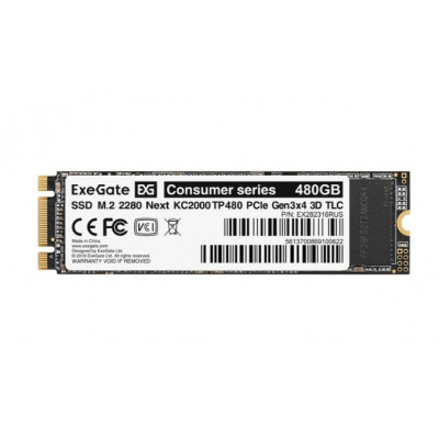 SSD M.2 PCI-E 480Gb ExeGate Next KC2000TP480 NVMe PCI-E 3.0 x4 SSD M.2 PCI-E 480Gb ExeGate Next KC2000TP480 NVMe PCI-E 3.0 x4
