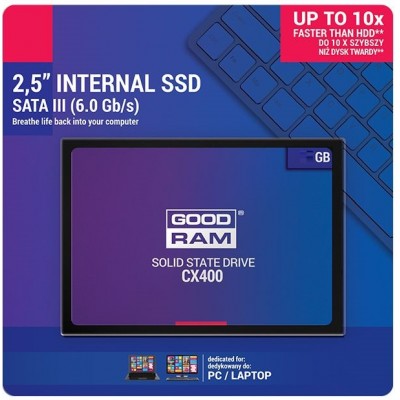 2.5" SSD SATA 256Gb GOODRAM CX400 SSDPR-CX400-256