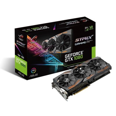 Видеокарта Asus GeForce GTX1080 STRIX GAMING (STRIX-GTX1080-A8G-GAMING) 8Gb GDDR5X