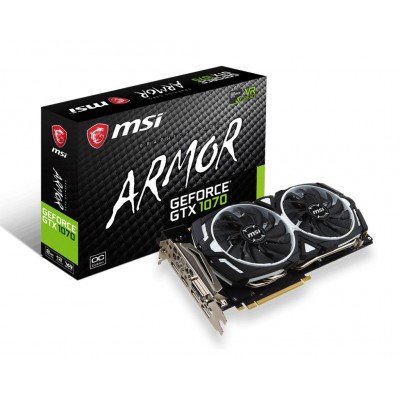 Видеокарта MSI GeForce GTX1070 (GTX 1070 ARMOR 8G) 8Gb GDDR5
