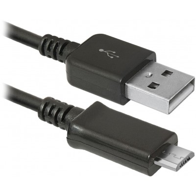 Кабель USB A--&gt;microUSB 1 м Defender USB08-03H