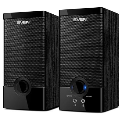 Колонки 2.0 Sven SPS-603 / 2x3W / USB-питание / дерево / black