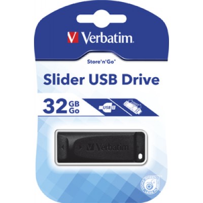 USB Flash Drive 32GB Verbatim 98697 (SLIDER)