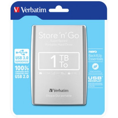 HDD External 2.5" 1000Gb Verbatim Store 'n' Go 53071 
