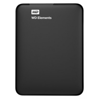 HDD External 2.5" 1000Gb Western Digital (Elements BLACK) (WDBGPU0010BBK-EESN)