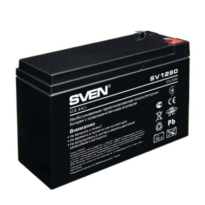 Аккум батарея 12- 9 А/ч Sven SV1290