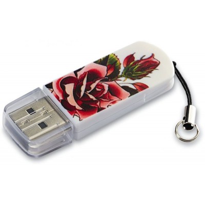 USB Flash Drive 32Gb Verbatim (TATTOO EDITION ROSE) USB2.0 (49896)