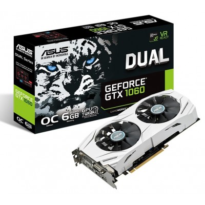 Видеокарта Asus GeForce GTX1060 ( DUAL-GTX1060-O6G ) 6Gb GDDR5