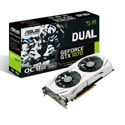 Видеокарта Asus GeForce GTX1070 ( DUAL-GTX1070-O8G ) 8Gb GDDR5