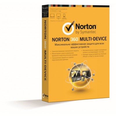 ПО Антивирус Symantec NORTON 360 MULTI DEVICE 2013 5 ПК/1 год  (21283570) &lt;BOX&gt;