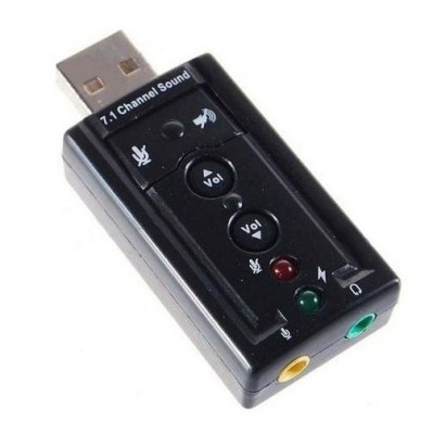 Звуковая карта USB C-media CM108 с кнопками управления