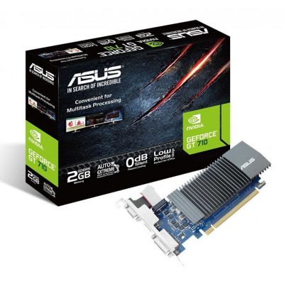 Видеокарта Asus GeForce GT710 SILENT Low Profile ( GT710-SL-2GD5 ) 2Gb GDDR5