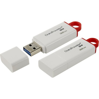 USB Flash Drive 32Gb Kingston DataTraveler I G4 (White + Red) DTIG4/32GB