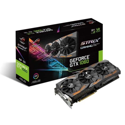 Видеокарта Asus GeForce GTX1060 STRIX GAMING (STRIX-GTX1060-6G-GAMING) 6Gb GDDR5