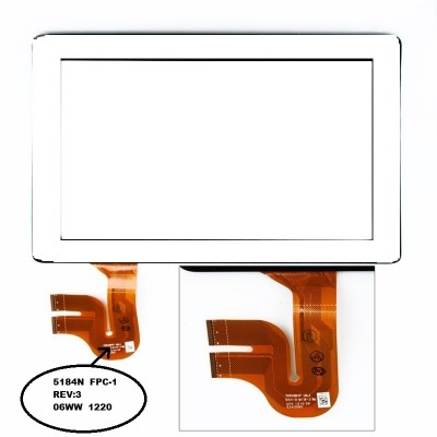 10,1" TOUCH Asus TF700 White (5184N FPC-1 REV3 06WW 1220) 