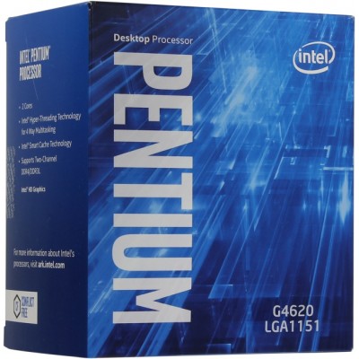 Процессор Intel Socket 1151 LGA Pentium G4620 3.70Ghz Box