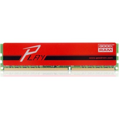 DDR-4 8192 Mb GOODRAM Play Red с радиаторами GYR2133D464L15S/8G