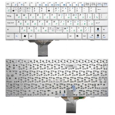 Клавиатура для Asus Eee PC 1000, 1002H, 1004D белая