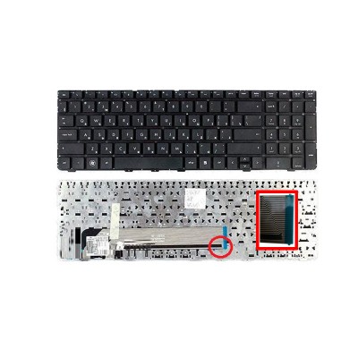 Клавиатура для HP Probook 4530s, 4535s, 4730s без рамки тип 2