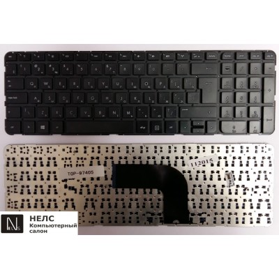 Клавиатура для HP Pavilion dv6-7000 без рамки (Enter г-образный)