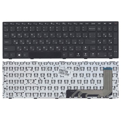 Клавиатура для Lenovo 110-15ISK, 110-17ACL черная с рамкой